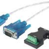 adapter USB 1.1 Renkforce RF-4212153, [1x złącze męskie D-SUB 9-pin, złącze zaciskowe - 1x złącze męskie USB-A 1.1]