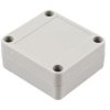 Obudowa ogólnego użytku Poliwęglan szerokość zew. 60 mm długość zew. 65 mm wys. zew. 28 mm Hammond IP65 Jasnoszary