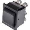 Przełącznik kołyskowy (Wł.)-wył.-(wł.) Nie 16 A DPDT Czarny Arcolectric (Bulgin) Ltd