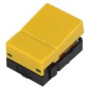 Przełącznik klawiaturowy Poz 2 SPST-NO 0,05A/24VDC żółty THT B3J-1300