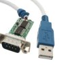 Kabel konwertera złącze A USB A złącze B D-sub, 9-pinowe rodzaj B Męskie standard USB 2.0 FTDI Chip