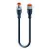 Kabel konfekcjonowany obustronnie złącza M12 męskie proste / żeńskie proste 5-pinowe czarny PUR RST 5-RKT 5-228/10 M