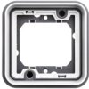 Berker W.1 Ramka Pojedyncza Do Montażu Podtynkowego Ip55 Szary 13283505