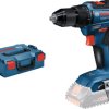 Wiertarko-wkrętarka akumulatorowa Bosch Professional GSR 18V-55 Solo 06019H5203 18 V zaw. walizkę, bez akumulatora, bez
