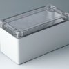 ABS enclosure, (L x W x H) 162 x 82 x 85 mm, light gray (RAL 7035), IK07, C7016024