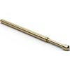 Standard test pin with probe, round head, Ø 1.5 mm, travel  6.4 mm, pitch 2.54 mm, L 33.3 mm, F10012B150G200