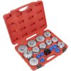 Sealey VS7013 Oil Filter Cap Wrench Set 19pc