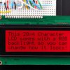 Adafruit RGB backlight positive LCD 20x4 + extras