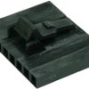 Socket housing, 8 pole, pitch 2.54 mm, straight, black, 104257-7