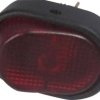 TRU COMPONENTS 1587549 Przełącznik kołyskowy samochodowy TC-R13-133B-SQ RED, 1 x wył/wł, 12 V/DC, 30 A