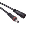 Pair Male + Female 2.1mm Waterproof Locking DC Lighting Connectors IP67
