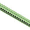 Pin header, 24 pole, pitch 5.08 mm, angled, green, 1475590000