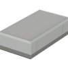 PS enclosure, (L x W x H) 200 x 112 x 51 mm, light gray/agate gray (RAL 7035), IP40, 32205062