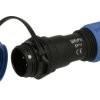 Wtyk; SP1111C/P2II-C; 2 tory; lutowany; 0,75mm2; 4-6,5mm; SP11; na przewód; IP68; 5A; 180V; Weipu; RoHS