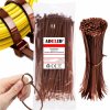 Opaski kablowe brązowe 2.5x200mm 100szt. CB-74293