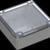 6U07141406139 Industrial housing, 134.7 x 134.7 x 60.1mm, IP66/IP68, light gra