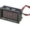 Woltomierz panelowy LED niebieski 5V - 99V DC