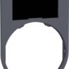Schneider Electric ZBYF6101 ZBYF6101 Uchwyt tabliczki (D x S) 60 mm x 40 mm nieoznakowany ciemnoszary 10 szt.