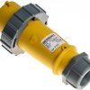 Złącze przemysłowe - zasilające 16A Wtyczka 110 V 3P Męski MENNEKES Żółty Montaż na kablu IP67