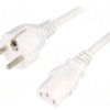 SN310-3/10/1.5WH Kabel: 3x1mm2, CEE 7/7 (E/F) wtyk,IEC C13 żeński, 1,5m, 16A