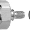 N plug 50 Ω, RG-213/U, crimp connection, straight, 100023905