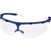 uvex 9178.065 super fit Safety Spectacles - Navy Blue/Clear Frames - Clear Lens