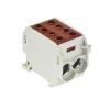 Blok rozdzielczy 1-torowy Al/Cu 1x70/2x50 brązowy E.4163/BR