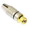Black Gold Plated RCA Phono Socket