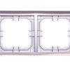KOS66 Ramka podwójna aluminium 664082