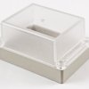 ABS enclosure, (L x W x H) 125 x 85 x 70 mm, light gray (RAL 7035), IP65, RP1145C