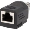 Adapter M12 Męski,Rj45 Gniazdo Kod D-Ethernet 4-Pin Proste Rjs-12D04fm-Ls8001