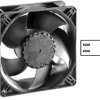 Wentylator osiowy 115 V AC, 230 V AC AC 120 x 120 x 38mm 1.1W 64m³/h 20dB(A) IP65