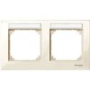 MERTEN M-PLAN Ramka 2 podwójna pozioma z polem opisowym kremowy MTN514244 SCHNEIDER ELECTRIC