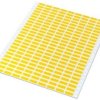 Tabliczka znamionowa Phoenix Contact BMKD 20X 8 YE 5031692, montaż: przyklejanie, 8 x 20 mm, etykiety na arkuszu: 10000,