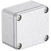 Die-cast aluminum enclosure, (L x W x H) 64 x 58 x 34 mm, silver, IP66, 2011378