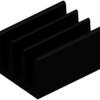 IC heatsink, (L x W x H) 8.5 x 6.3 x 4.8 mm, 90 K/W, black anodized, 10037017