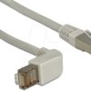 83645 Cable RJ45 Cat.6A SSTP angled / straight 1.0 m