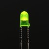 Adafruit Diffused Green 3mm LED (25 pack)