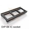 IC Socket 64-pin DIL wide - (DS1010-64T1DS) - Connfly