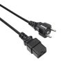 Kabel zasilający serwerowy Akyga AK-UP-01 CU 3x1mm² CEE 7/7 / IEC C19 1.8 m