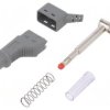 Złącze laboratoryjne bananowe 4mm wtyk 32A 600V szary 2,5mm2 66.9328-28