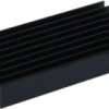 IC heatsink, (L x W x H) 37 x 19 x 4.8 mm, 25.6 K/W, black anodized, 10037012