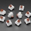 Adafruit Kailh Mechanical Key Switches - Tactile Brown - 10 pack