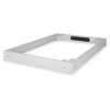 Enclosure base, sheet steel, (L x W x H) 1200 x 800 x 100 mm, gray, for Unique & Dynamic Basic network cabinets, DN-19 PLINT