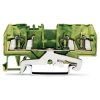 WAGO 280-687 5mm 3-conductor Ground Terminal Block Green-yellow