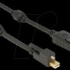 83721 DisplayPort cable, mini DP 1.2 male to DP male, 4K, 1 m
