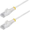 StarTech.com N6PAT300CMWHS 3m White Slim CAT6 Ethernet Cable, Snagless