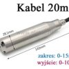 Sonda hydrostatyczna; poziom 15m; kabel 20m; 0-10V