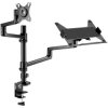ICY BOX 61198 Monitor & Notebook Mount for 32" Monitor and 17.3" Notebook