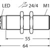 Czujnik zbliżeniowy M18 Ultradźwiękowy 500 mm Turck 15 → 30 V DC długość 64mm Gwintowany